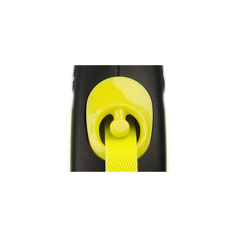 FLEXI NEW NEON juostinis pavadėlis šuniui,  5 m